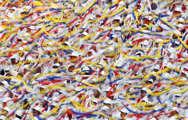 Image of Asia: A blur of ribbons on Malaysia's independence | iNFOnews.ca Image of Asia: A blur of ribbons on Malaysia's independence | iNFOnews.ca