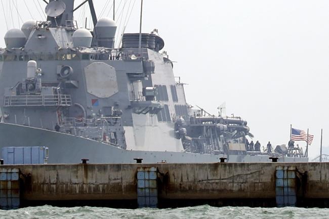 The Latest: Divers assessing damage on USS John S. McCain | iNFOnews.ca