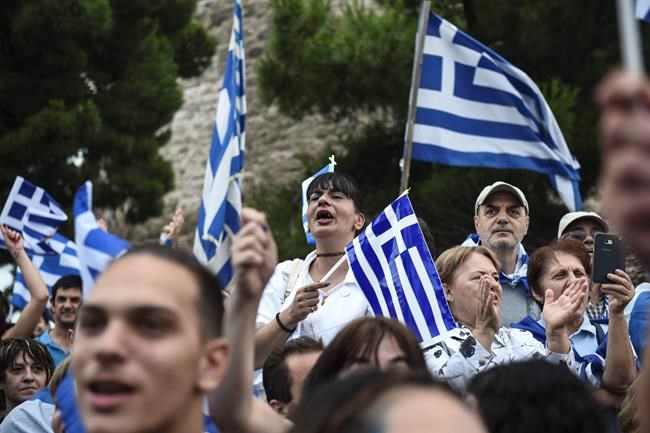 Protest of Macedonia name deal gets unruly in Greece | iNFOnews.ca