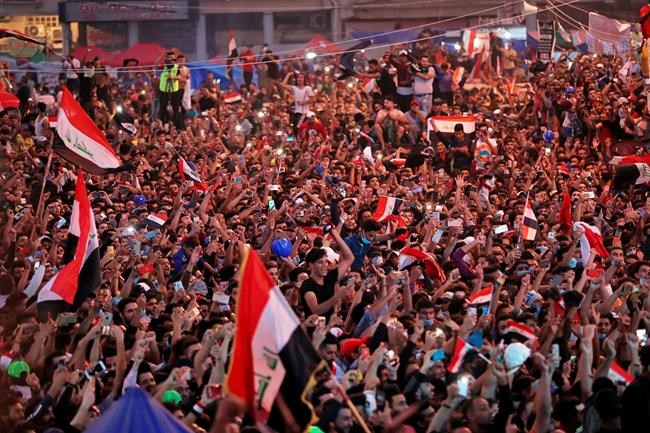 Protesters in Iraq celebrate soccer win against Iran | iNFOnews.ca