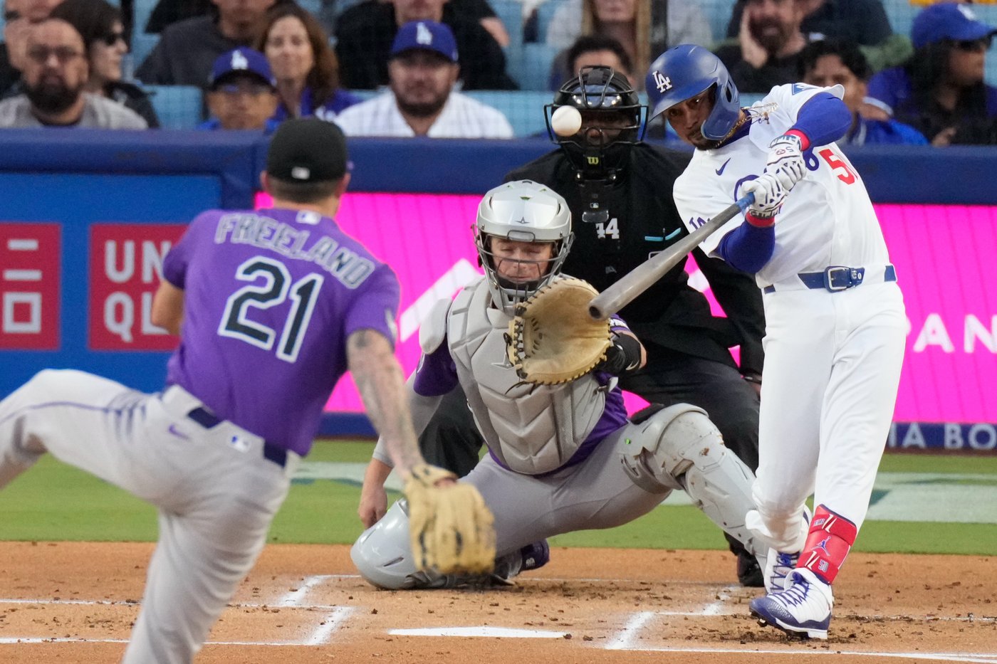 Betts blasts 2 homers and drives in 5 as the Dodgers crush the Rockies 15-6 | iNFOnews.ca Betts blasts 2 homers and drives in 5 as the Dodgers crush the Rockies 15-6 | iNFOnews.ca