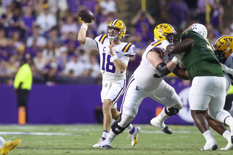 Nussmeier's four touchdowns lead No. 3 LSU to a dominant 56-10 win over Southeastern Louisiana | iNFOnews.ca