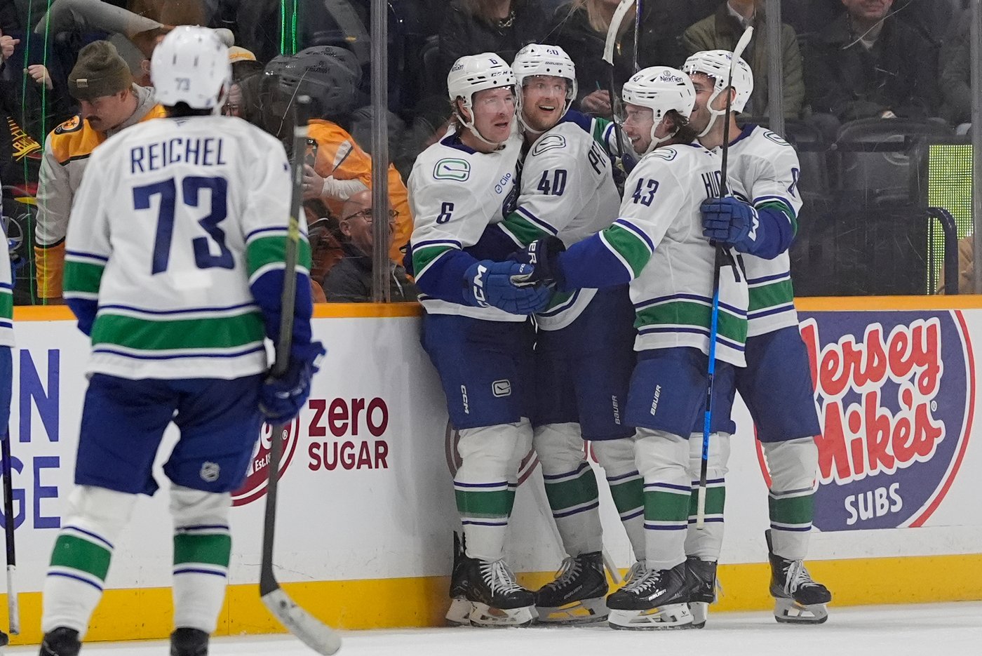 Boeser scores late OT winner as Canucks beat pesky Predators 5-4 | iNFOnews.ca Boeser scores late OT winner as Canucks beat pesky Predators 5-4 | iNFOnews.ca