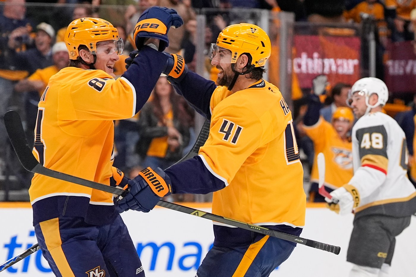 William Karlsson has go-ahead goal and Golden Knights beat Predators 5-2 for 3-1 road record | iNFOnews.ca William Karlsson has go-ahead goal and Golden Knights beat Predators 5-2 for 3-1 road record | iNFOnews.ca