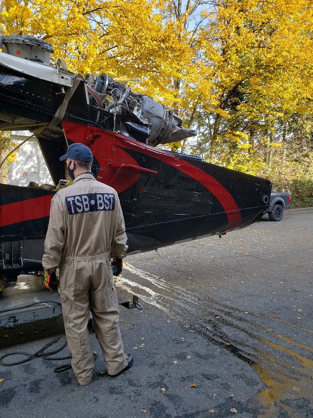 TSB says B.C. helicopter crashed in 2021 after rotors collided | iNFOnews.ca