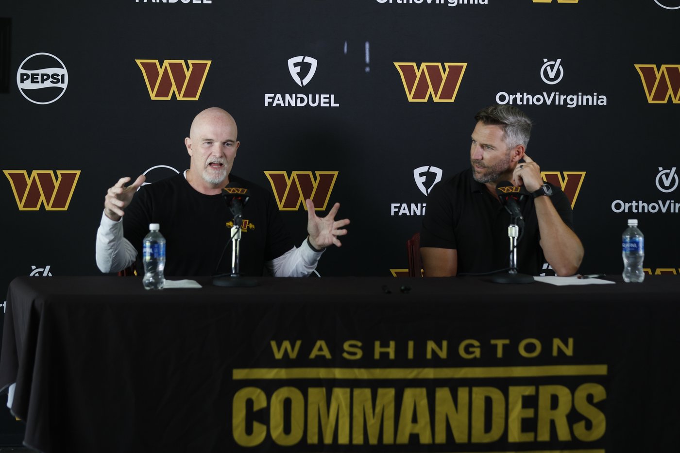 Commanders GM says non-football topics such as President Trump's comments don't reach him | iNFOnews.ca