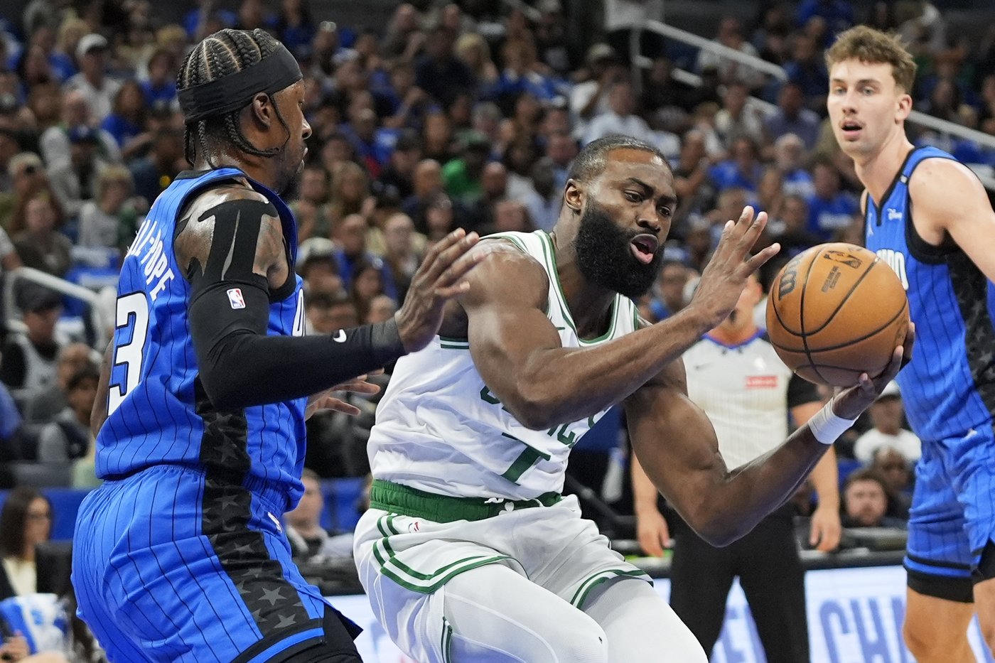Tatum and Brown pace Celtics past Magic 107-98 to take a 3-1 series lead | iNFOnews.ca
