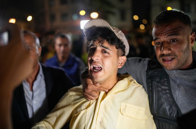A police van injures protester as anti-government youth demonstrations turn violent in Morocco | iNFOnews.ca