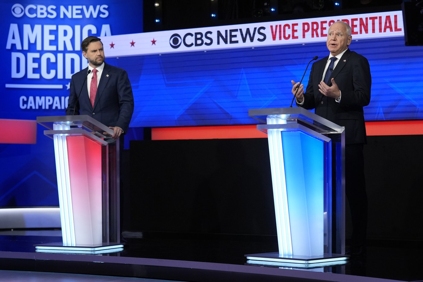 Walz and Vance go in depth on policy while attacking each other’s running mates in VP debate | iNFOnews.ca