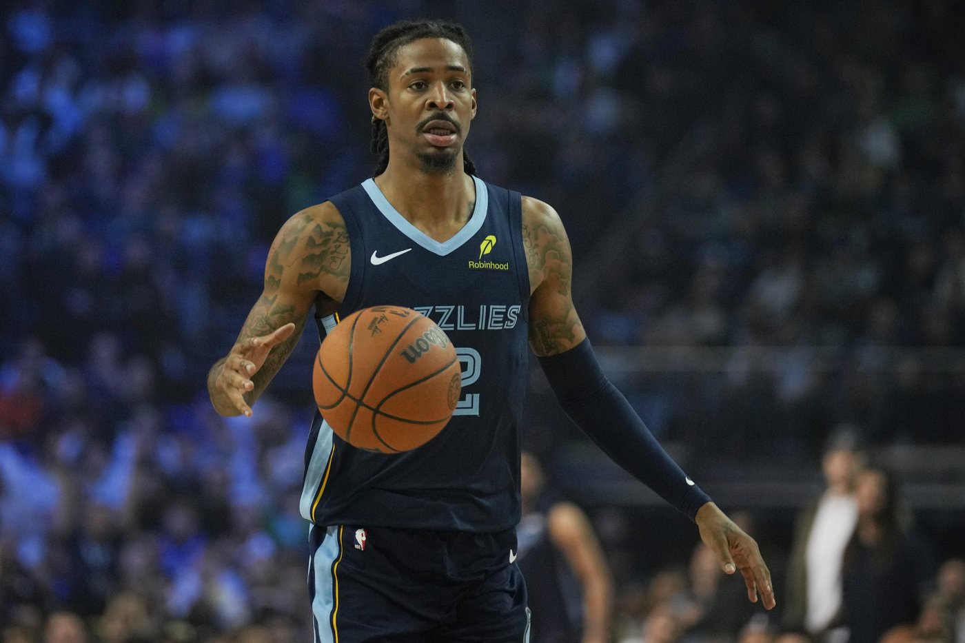 Grizzlies star Ja Morant says he's a very loyal guy and cites his tattoo of team logo | iNFOnews.ca Grizzlies star Ja Morant says he's a very loyal guy and cites his tattoo of team logo | iNFOnews.ca