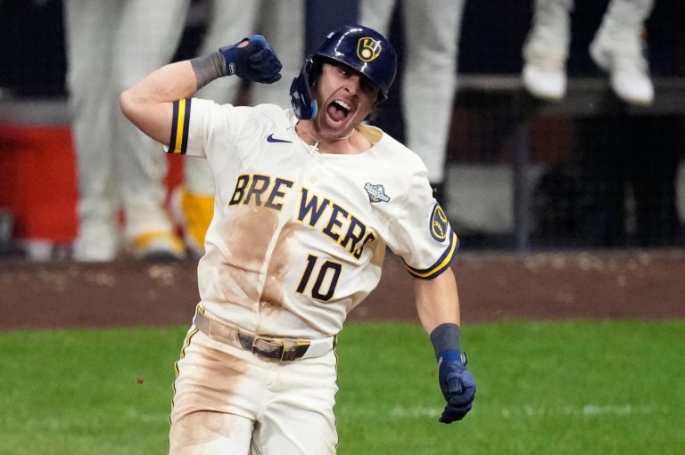 Frelick, Pratt lift Brewers to 5-4 comeback win over Rays and 2-0 World Series lead | iNFOnews.ca
