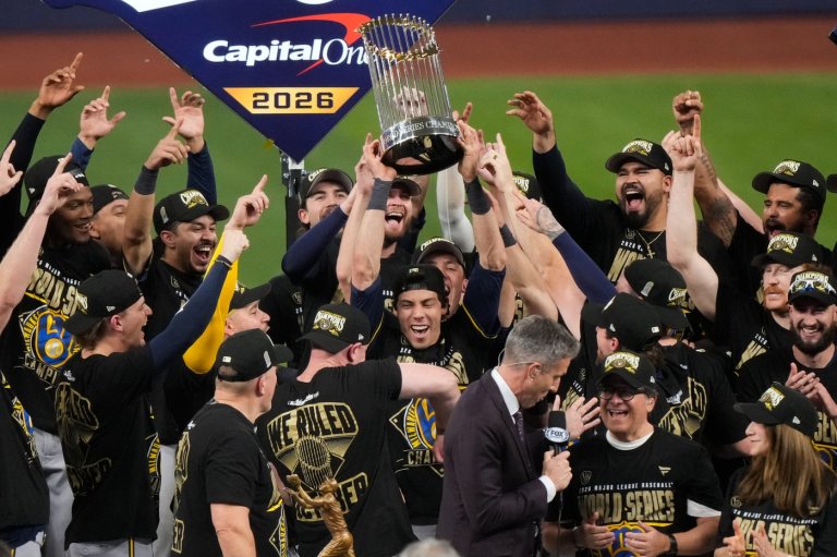 Yelich pays tribute to Uecker after finally leading Brewers to their first World Series title | iNFOnews.ca