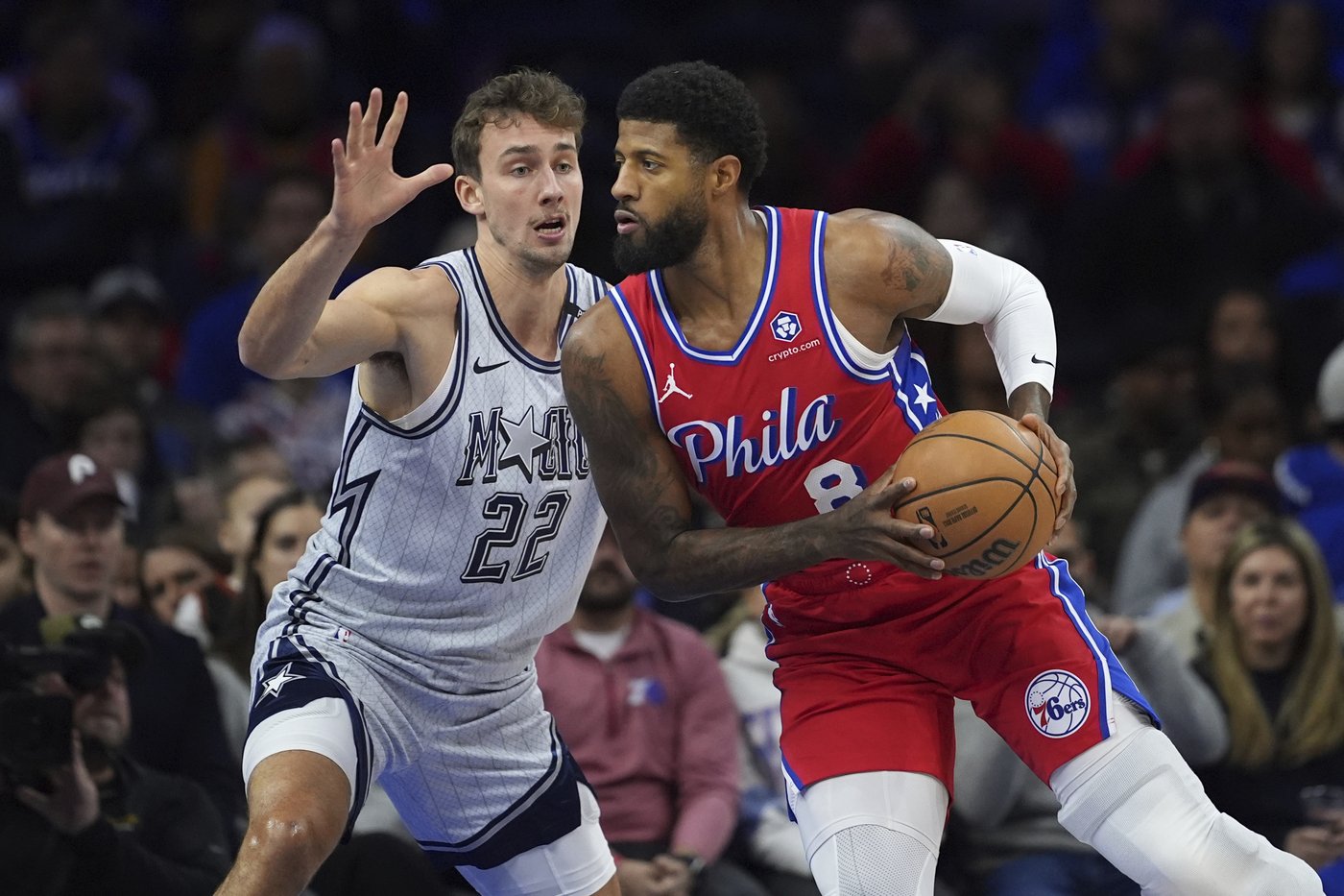 Paul George has 21 points and 9 assists in the 76ers' 102-94 victory over the Magic | iNFOnews.ca