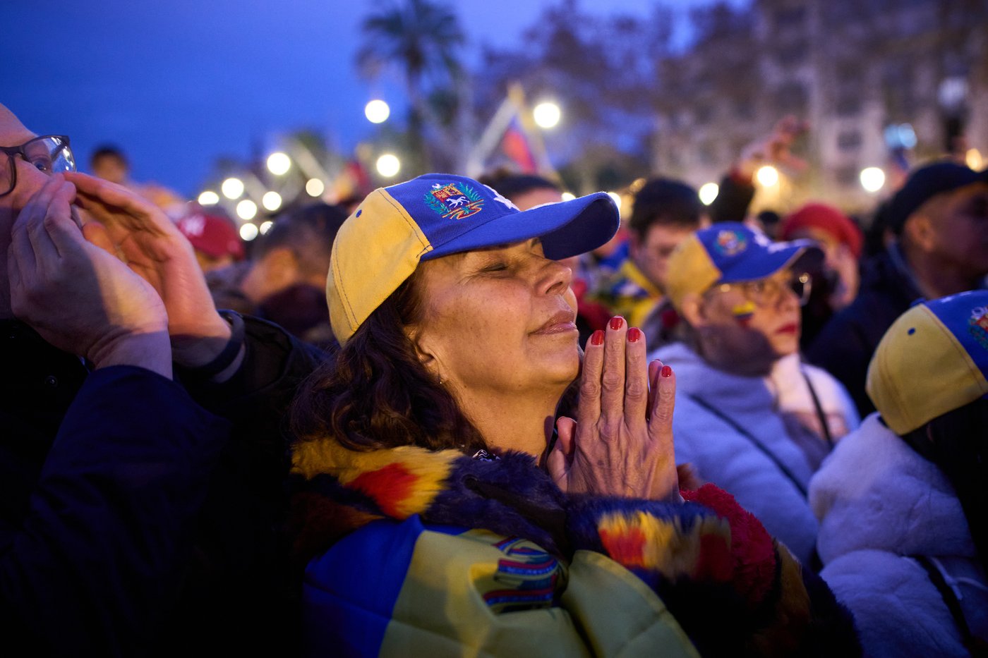 Photos show people reacting to the US capture of Venezuelan President Nicolas Maduro | iNFOnews.ca