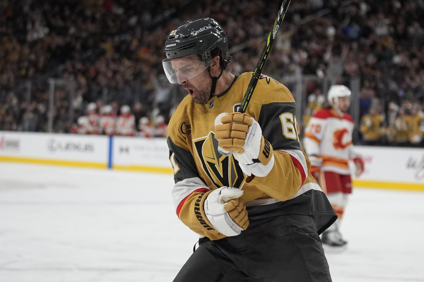 Kolesar scores twice as Golden Knights whip Flames 5-0 | iNFOnews.ca Kolesar scores twice as Golden Knights whip Flames 5-0 | iNFOnews.ca