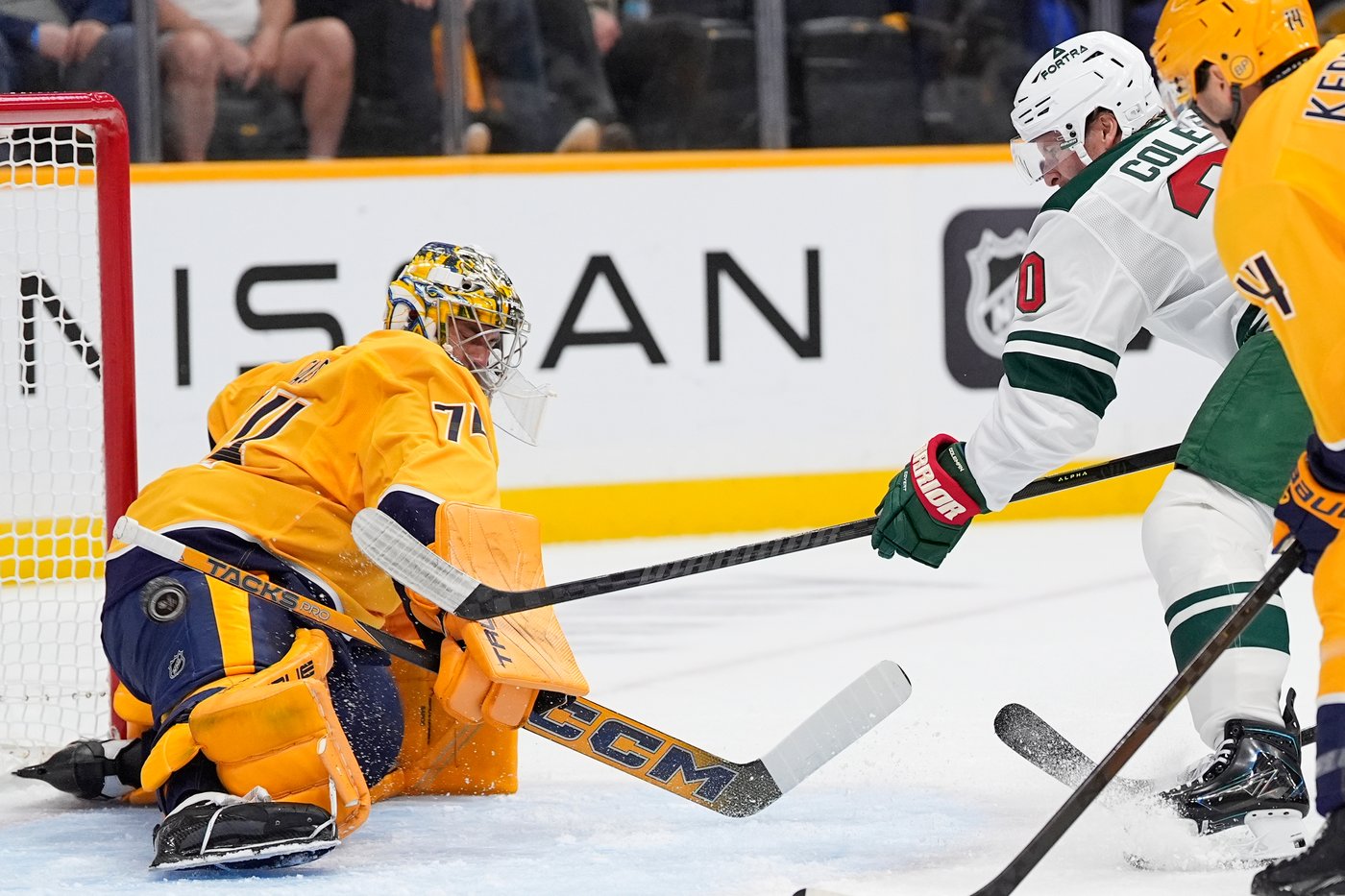 A fast first period sets the tone as the Wild open with a 3-1 win over Nashville | iNFOnews.ca A fast first period sets the tone as the Wild open with a 3-1 win over Nashville | iNFOnews.ca