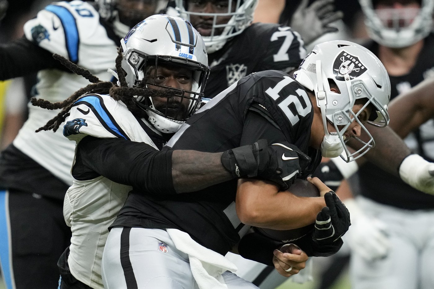 Andy Dalton passes for 319 yards and 3 TDs to lead Panthers past Raiders 36-22 for first win | iNFOnews.ca