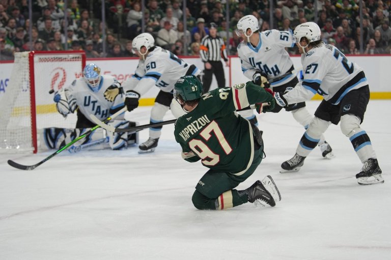 Kaprizov, Boldy score as Wild blank Mammoth 5-0 | iNFOnews.ca