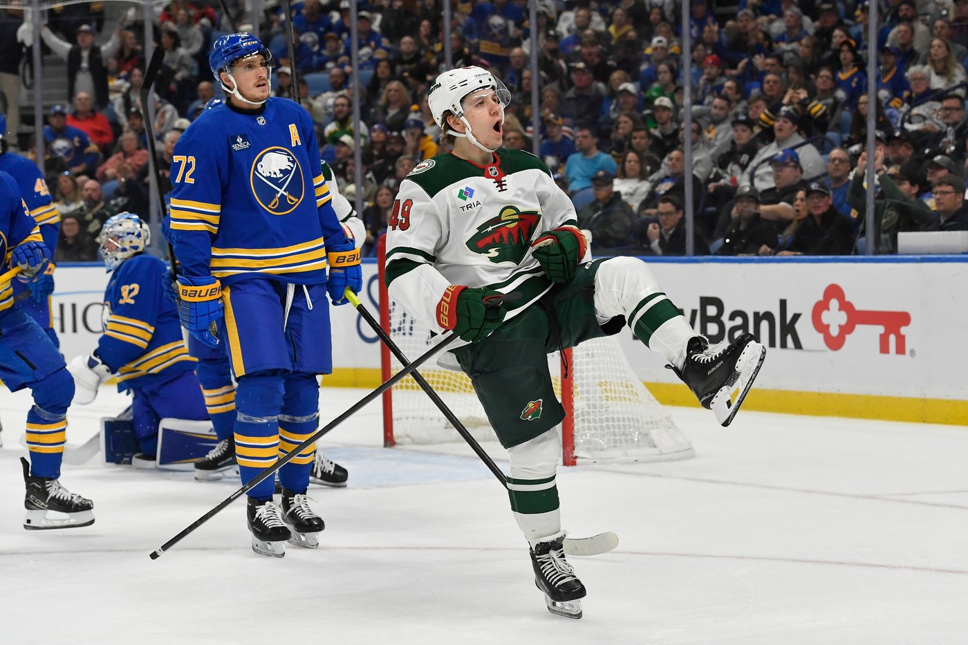 Owen Power scores in OT and Sabres rally from 2 goals down to beat Wild 3-2 | iNFOnews.ca