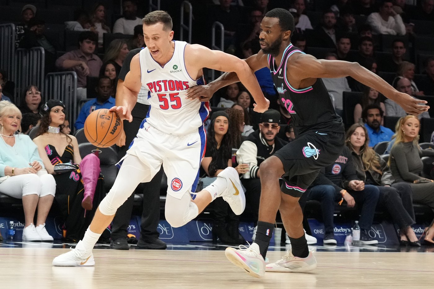 Duncan Robinson gets a win in return to Miami, as Pistons hold off Heat 138-135 | iNFOnews.ca Duncan Robinson gets a win in return to Miami, as Pistons hold off Heat 138-135 | iNFOnews.ca
