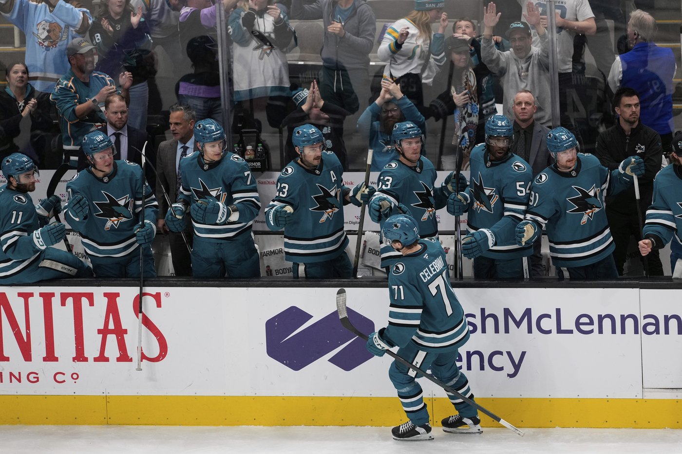 Celebrini scores 2 and adds an assist as Sharks shock Kings 7-2 | iNFOnews.ca Celebrini scores 2 and adds an assist as Sharks shock Kings 7-2 | iNFOnews.ca
