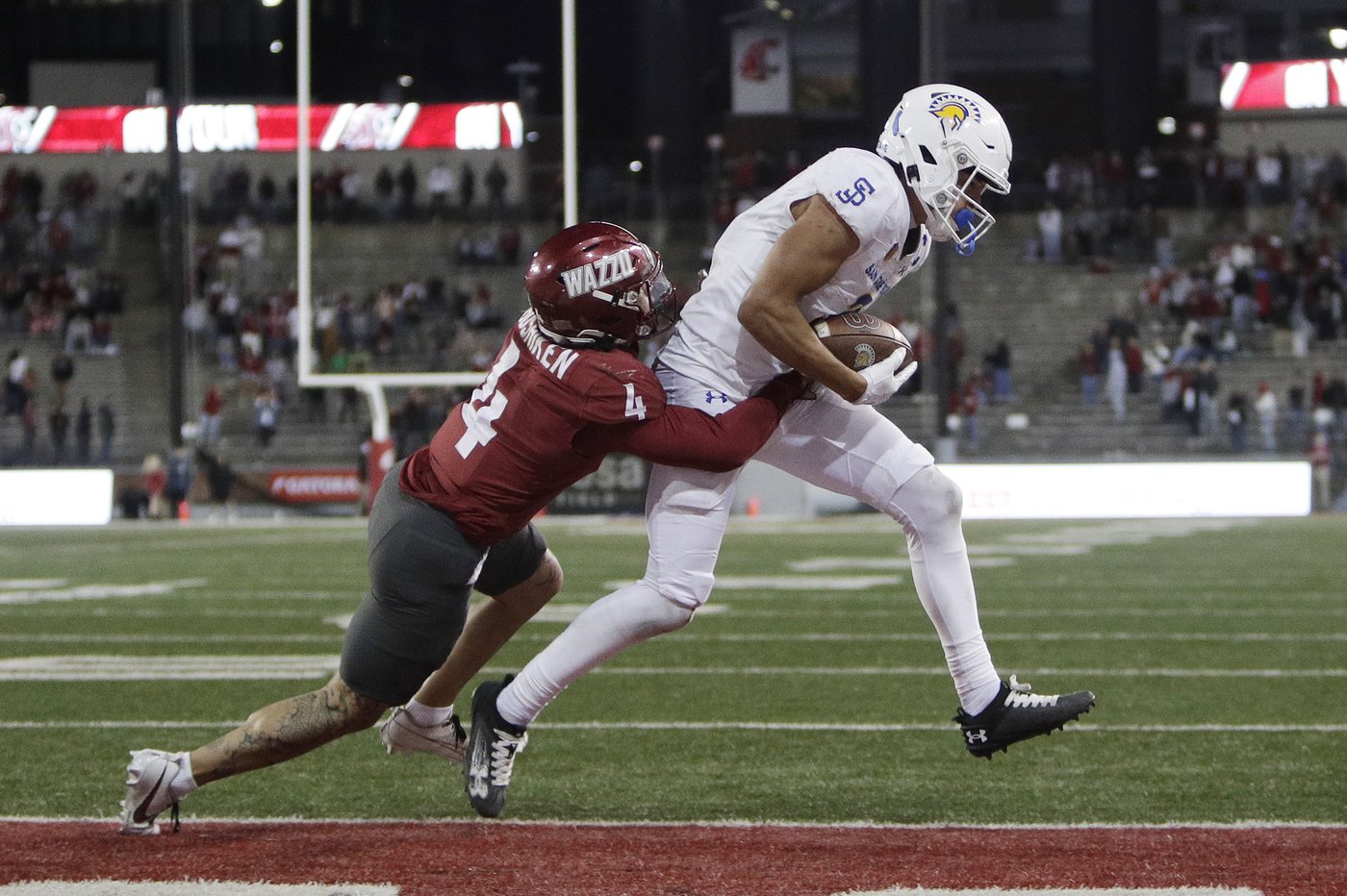 Dylan Paine, John Mateer rally Washington State to wild 54-52 victory over San Jose State in 2OT | iNFOnews.ca