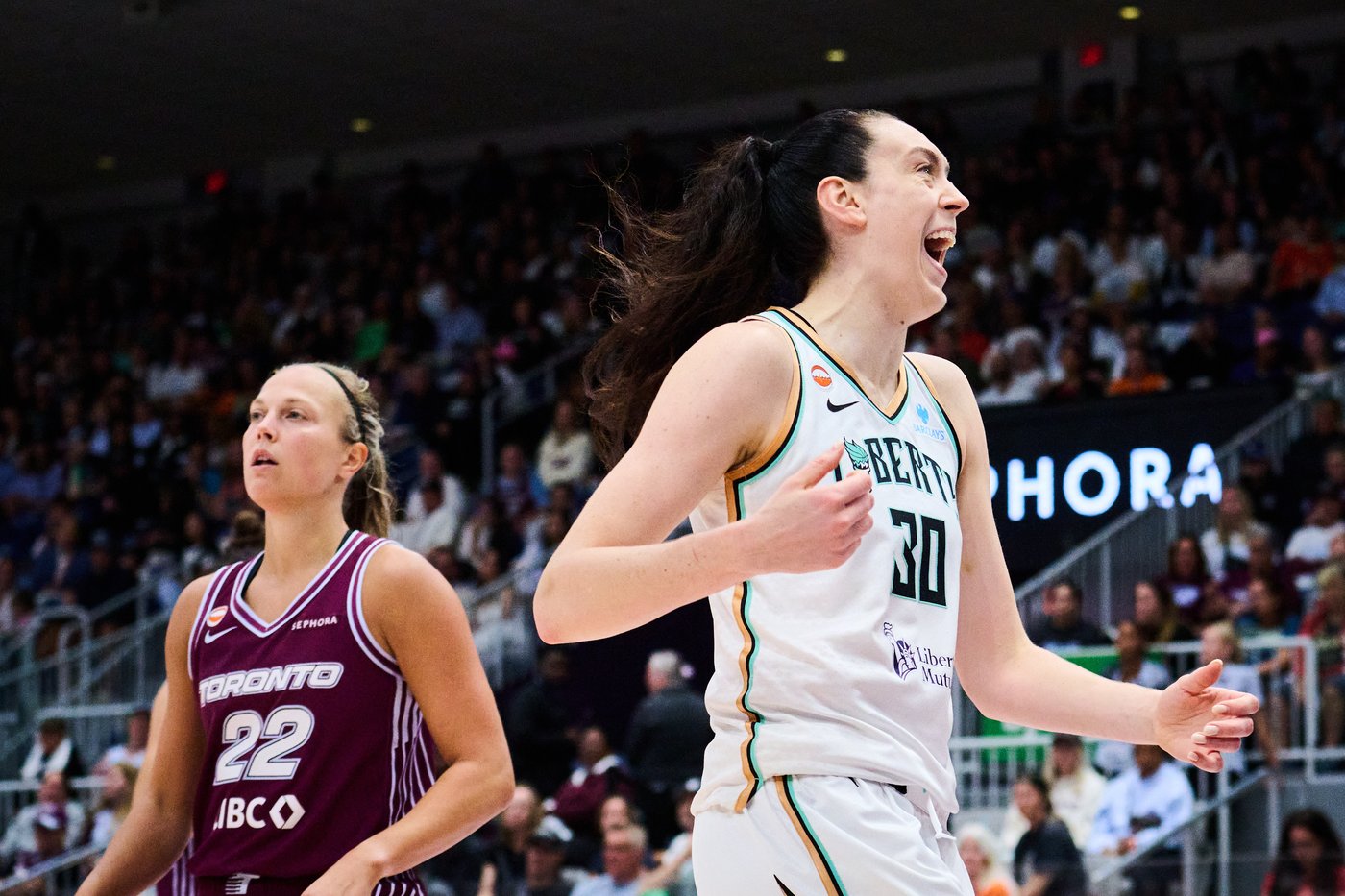 Stewart shines as Liberty thump Tempo 106-69 in Toronto's home finale | iNFOnews.ca Stewart shines as Liberty thump Tempo 106-69 in Toronto's home finale | iNFOnews.ca