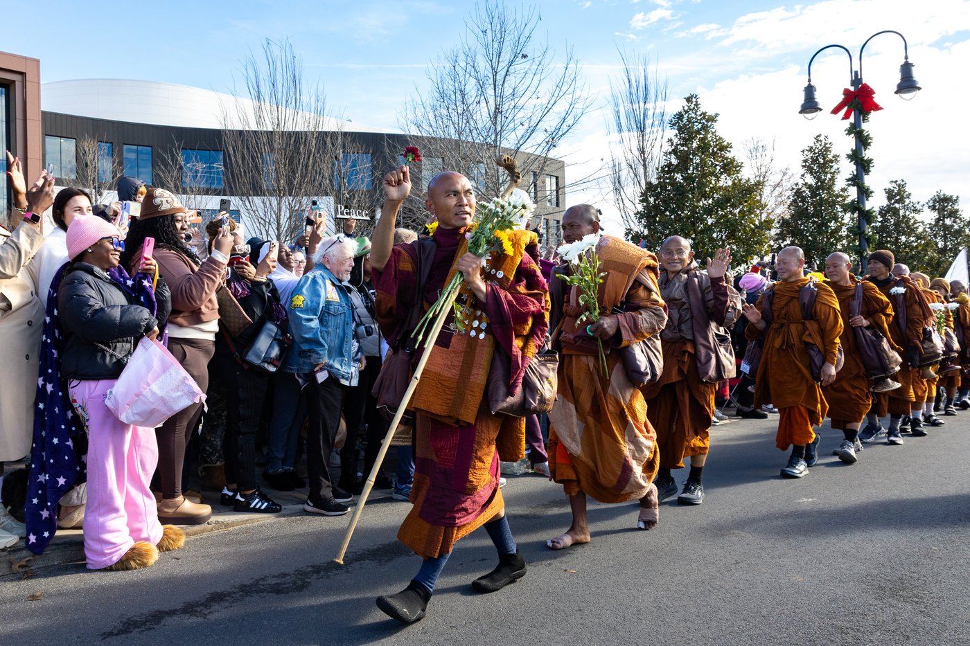 Buddhist monks persist in peace walk despite injuries as thousands follow them on social media | iNFOnews.ca Buddhist monks persist in peace walk despite injuries as thousands follow them on social media | iNFOnews.ca