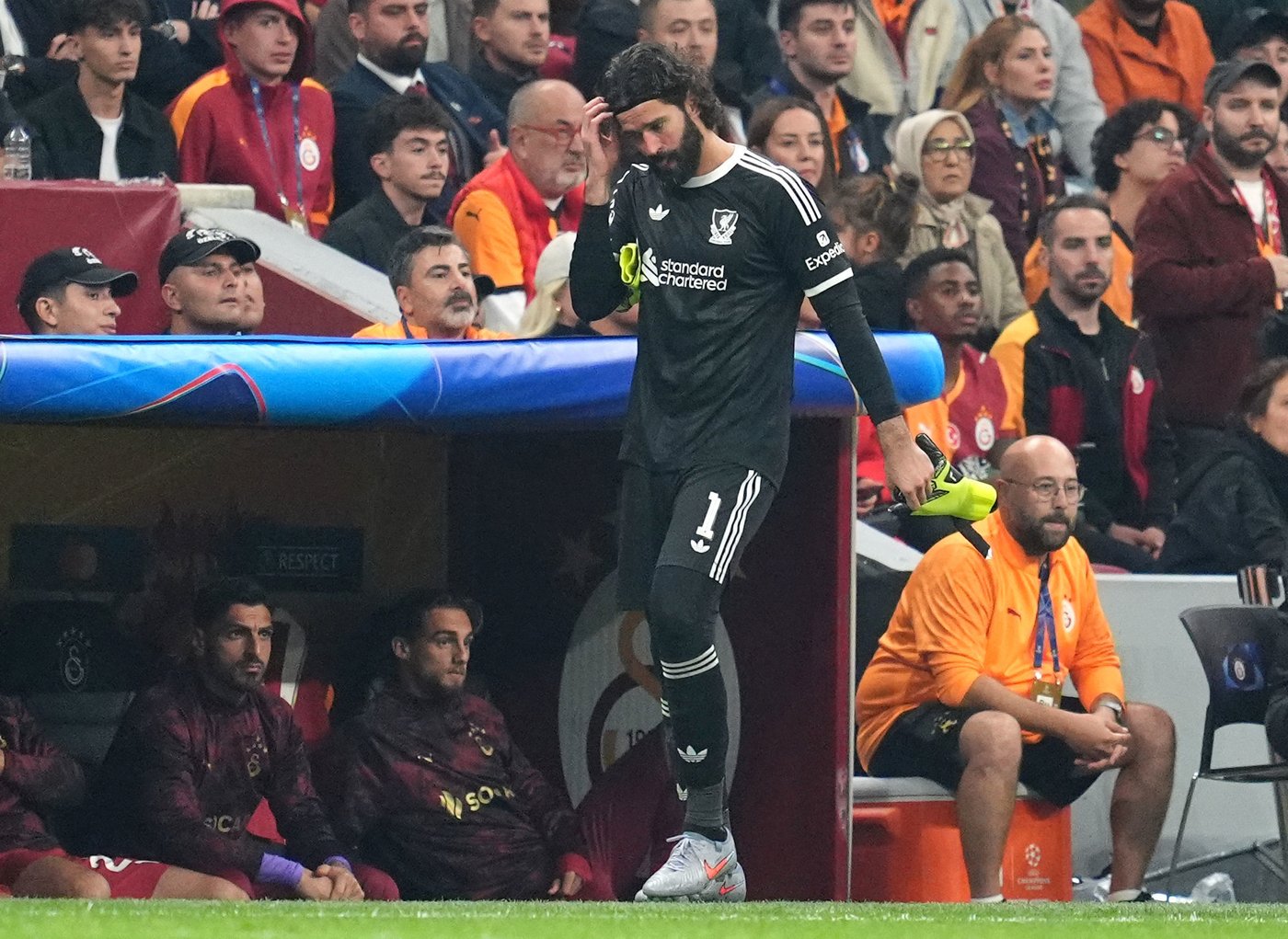 Liverpool goalkeeper Alisson injured in Champions League loss at Galatasaray and out of Chelsea game | iNFOnews.ca