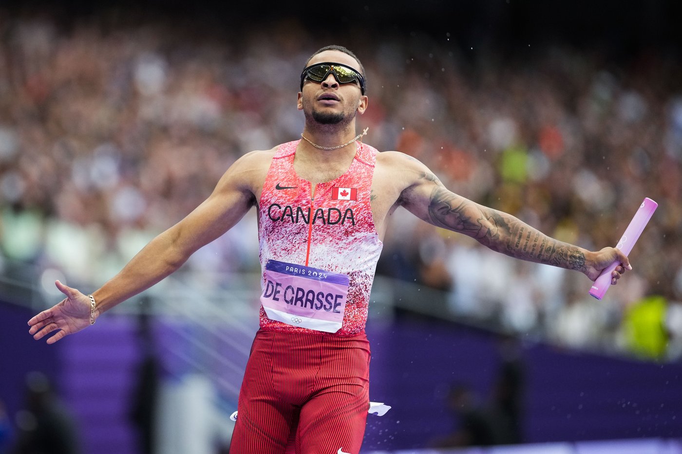 De Grasse soaking in the moment, enjoying reception after Olympic gold in Paris | iNFOnews.ca