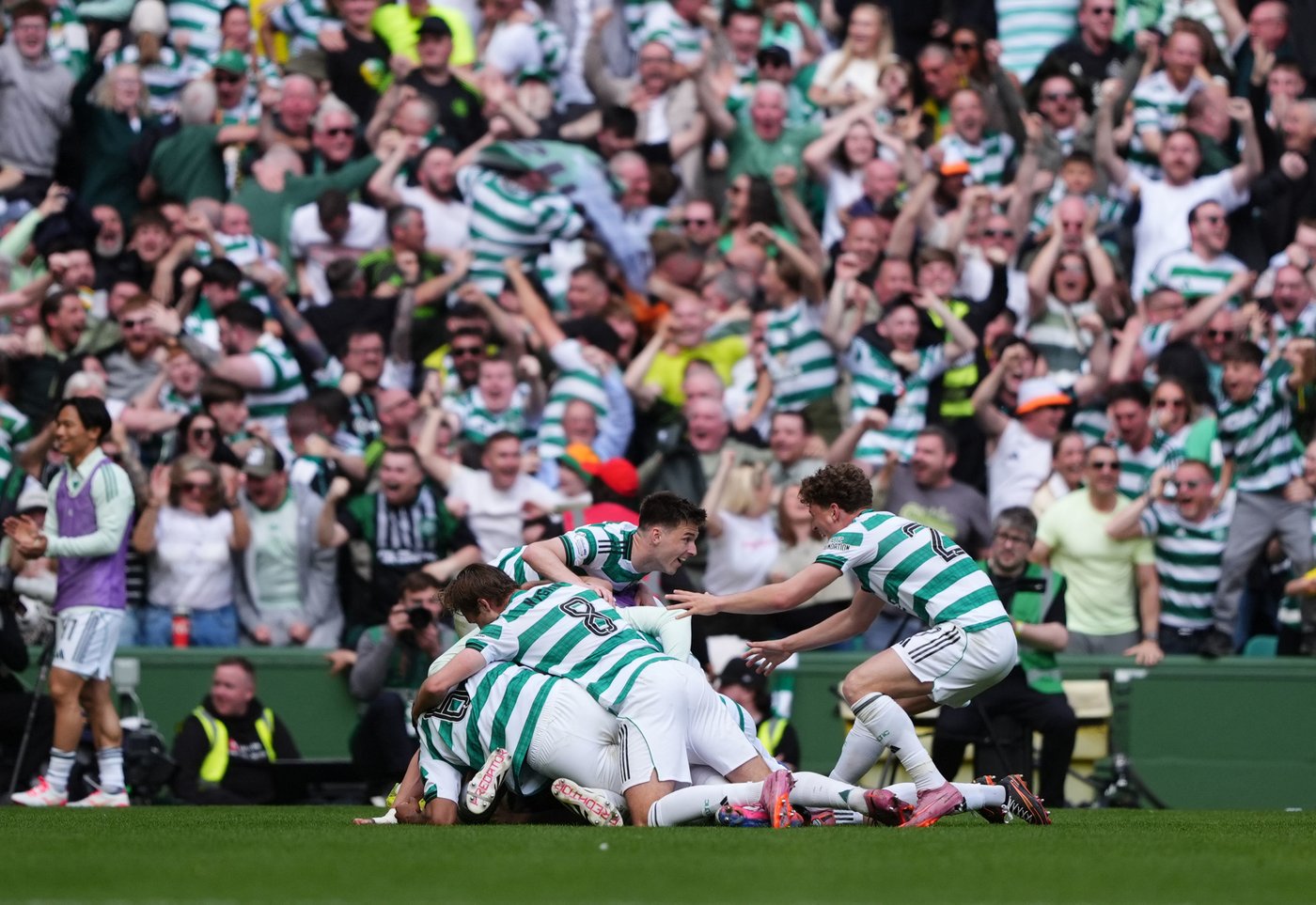 Celtic rallies to beat Rangers in Old Firm derby and keeps heat on Hearts in Scottish title race | iNFOnews.ca