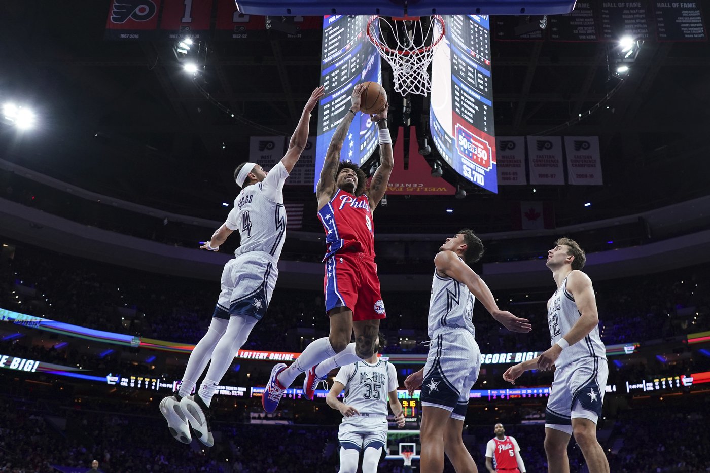 Paul George has 21 points and 9 assists in the 76ers' 102-94 victory over the Magic | iNFOnews.ca
