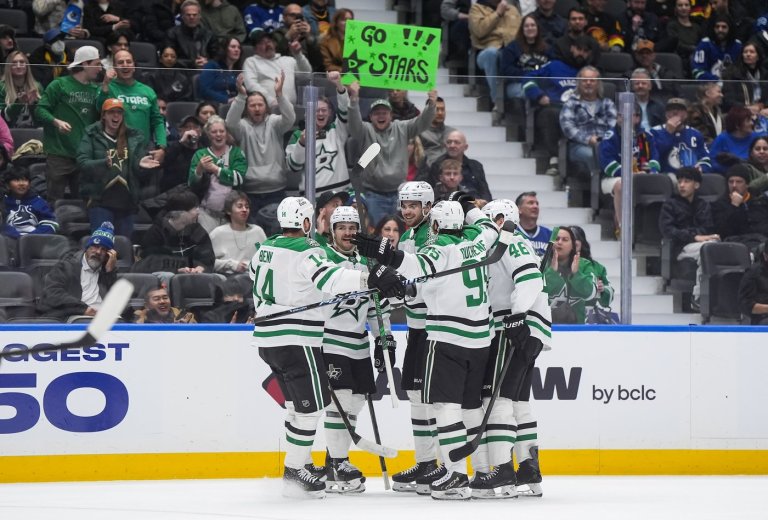 Stars extend win streak to franchise-high nine games with 6-1 victory over Canucks | iNFOnews.ca