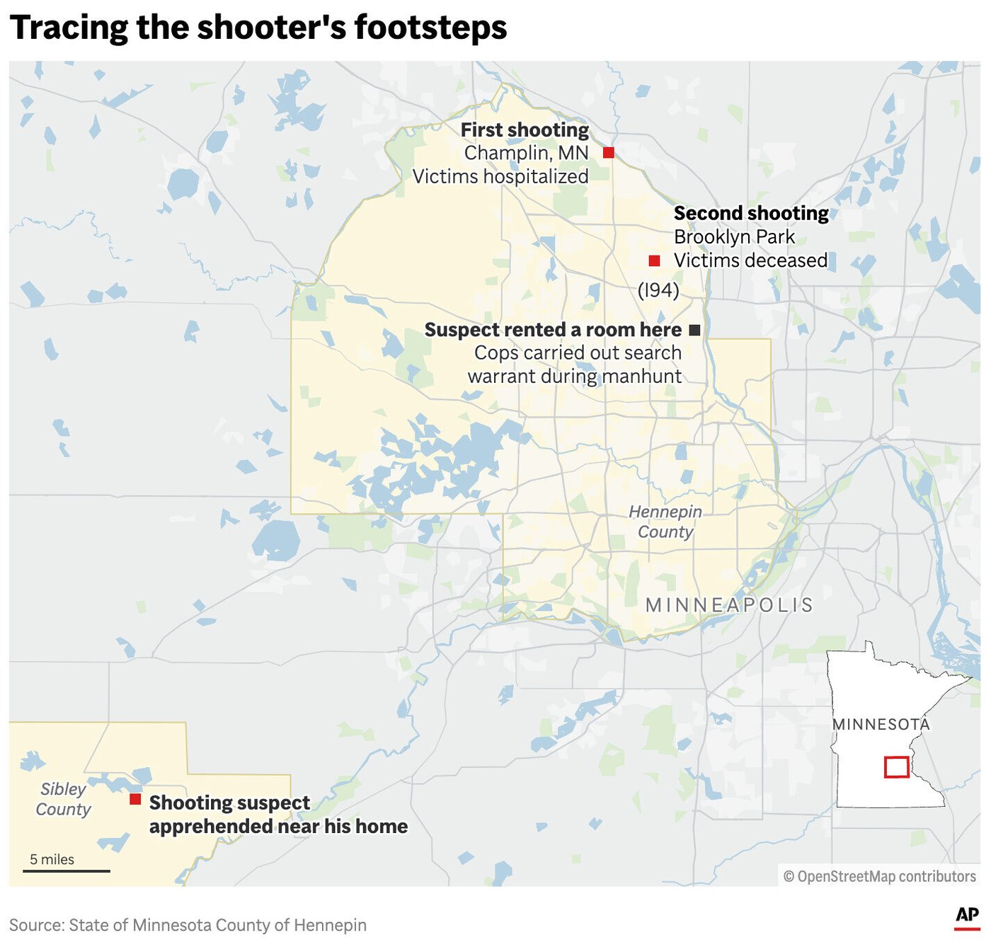 Suspect in shooting of Minnesota state lawmakers targeted 2 others that night, prosecutors say | iNFOnews.ca Suspect in shooting of Minnesota state lawmakers targeted 2 others that night, prosecutors say | iNFOnews.ca
