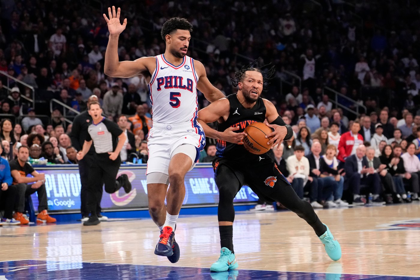 Jalen Brunson helps the Knicks take a 2-0 lead over the 76ers with a 108-102 victory | iNFOnews.ca Jalen Brunson helps the Knicks take a 2-0 lead over the 76ers with a 108-102 victory | iNFOnews.ca