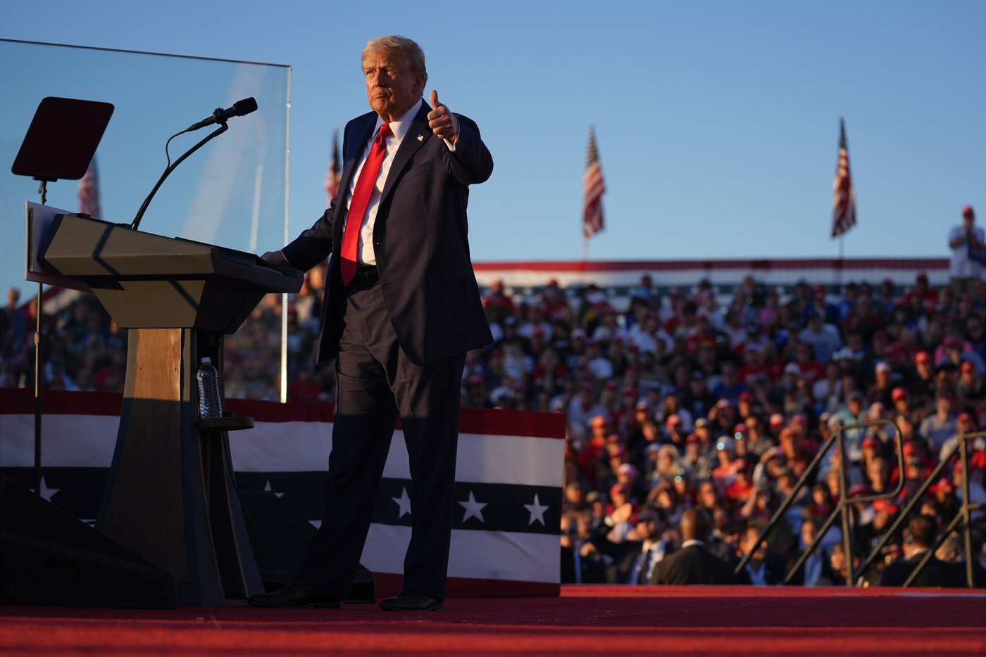Trump urges his supporters to deliver victory in his return to scene of first assassination attempt | iNFOnews.ca