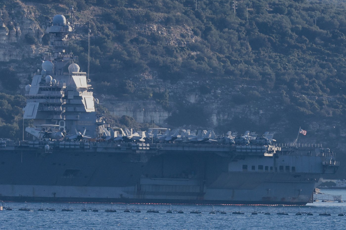 Protest held on Greek island against docked US aircraft carrier as Iran tension builds | iNFOnews.ca Protest held on Greek island against docked US aircraft carrier as Iran tension builds | iNFOnews.ca
