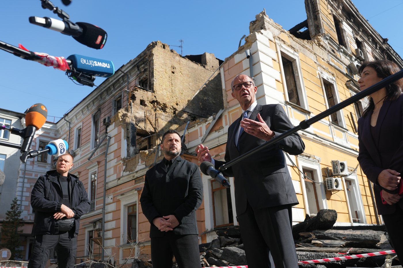 Germany's Merz announces new aid for Ukraine in Kyiv as Russia steps up attacks | iNFOnews.ca
