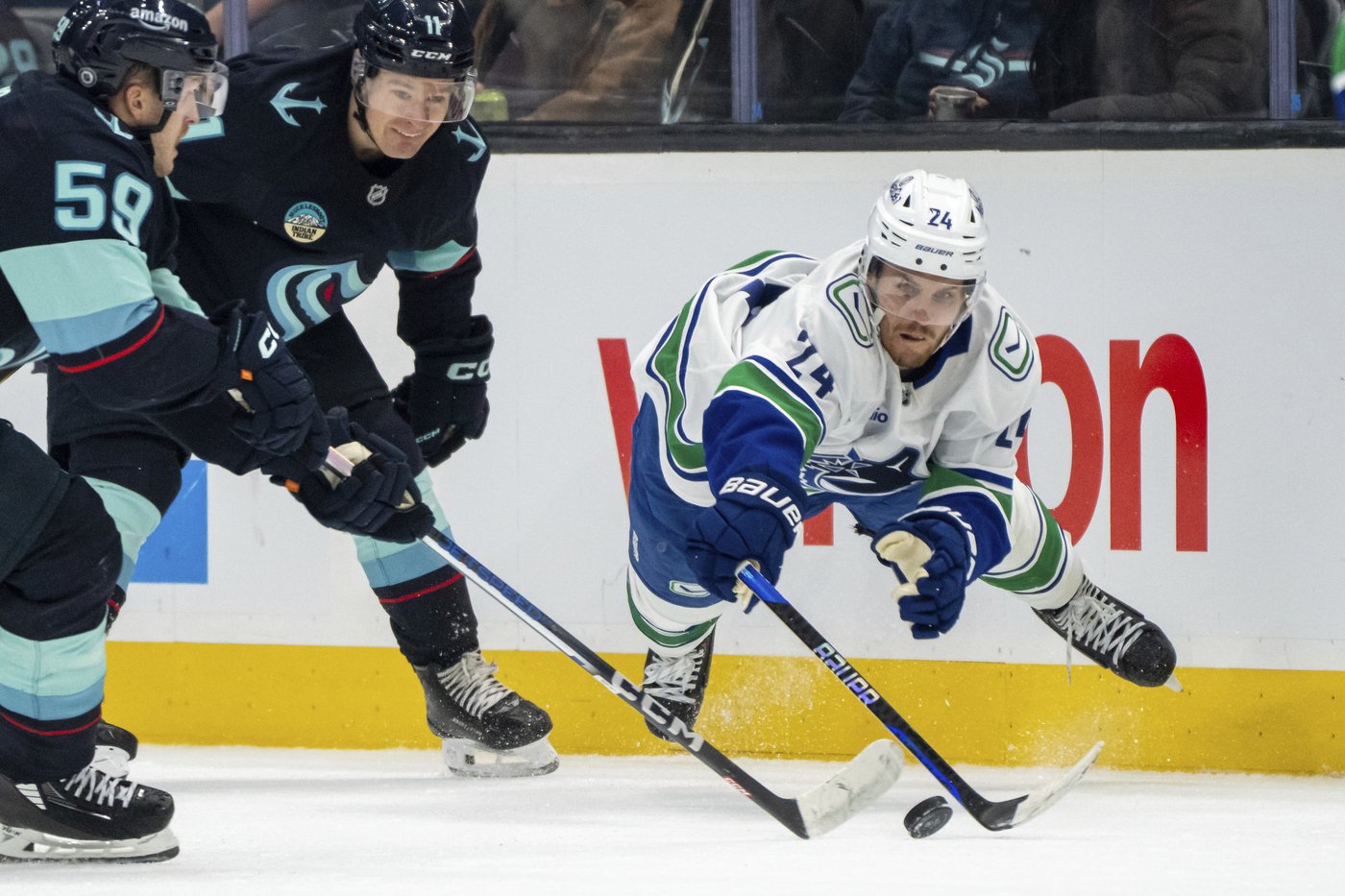 Kraken jump on Canucks early, net 3-1 pre-season win | iNFOnews.ca Kraken jump on Canucks early, net 3-1 pre-season win | iNFOnews.ca