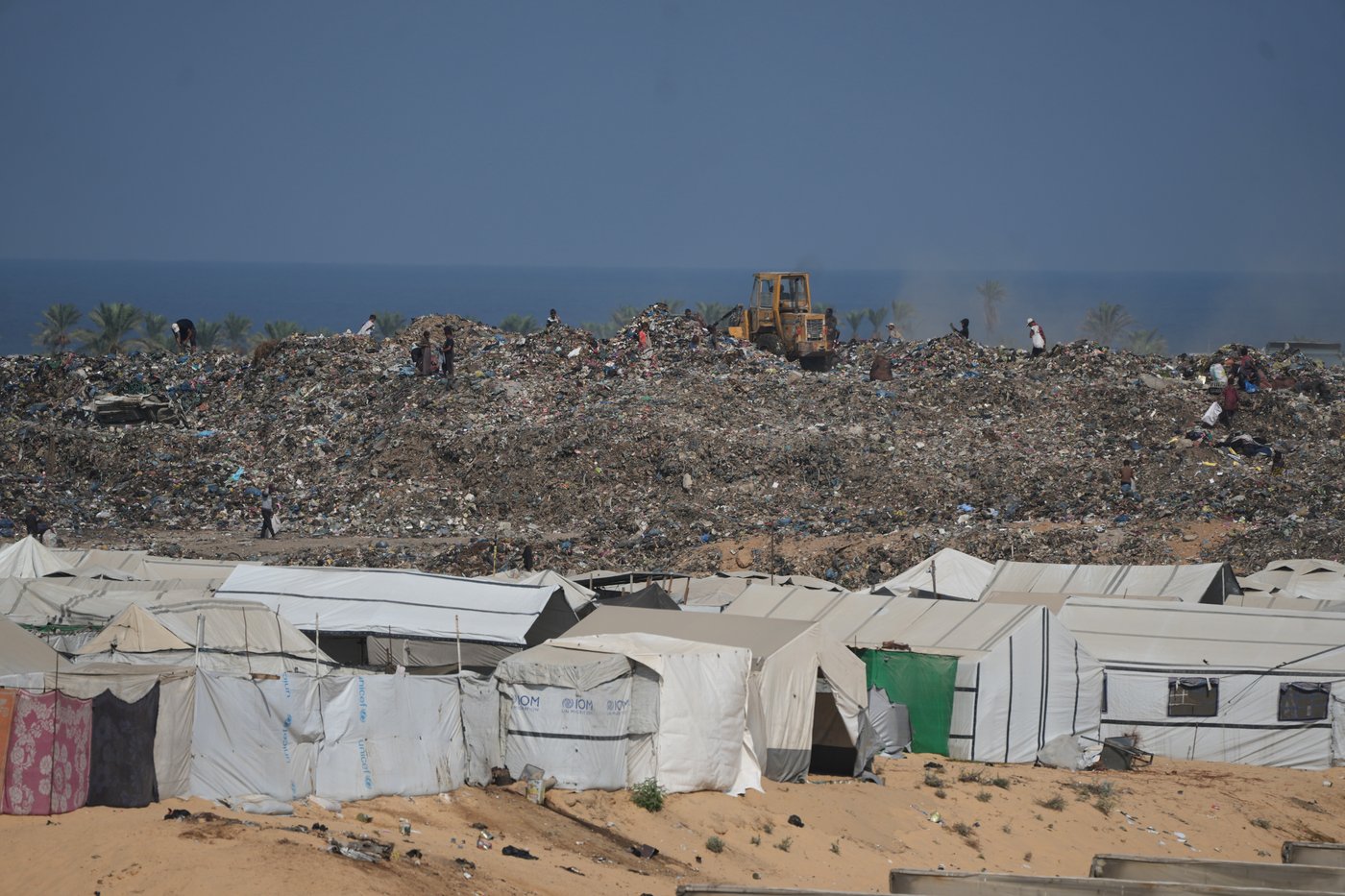 Palestinians in Gaza scavenge trash for things to burn to cook meals, in photos | iNFOnews.ca
