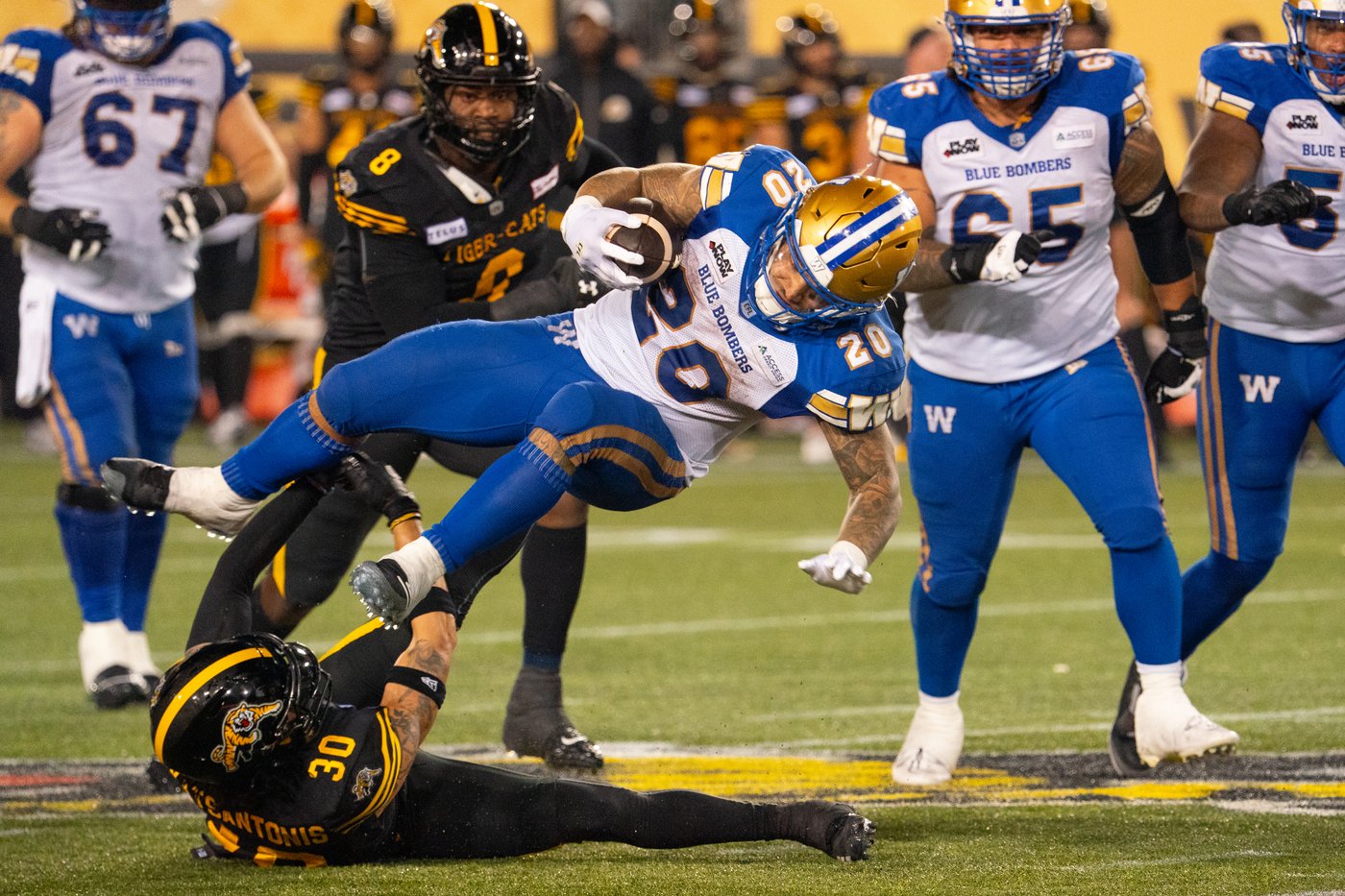 Ticats DB Katsantonis, Elks QB Bethel-Thompson among six fined by CFL | iNFOnews.ca