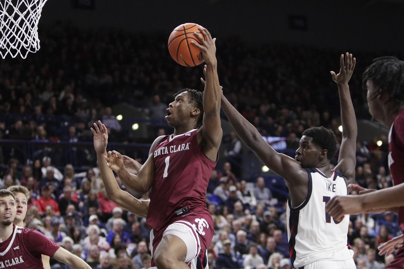 Bryan hits 7 3s, scores career-high 35 points to help Santa Clara upset No. 16 Gonzaga, 103-99 | iNFOnews.ca