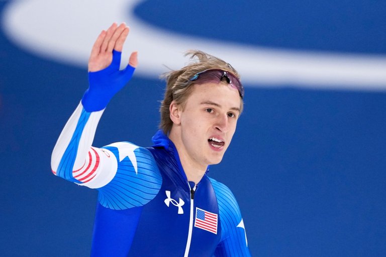 American speedskater Jordan Stolz adds second Winter Olympics gold with thrilling win in the 500 | iNFOnews.ca