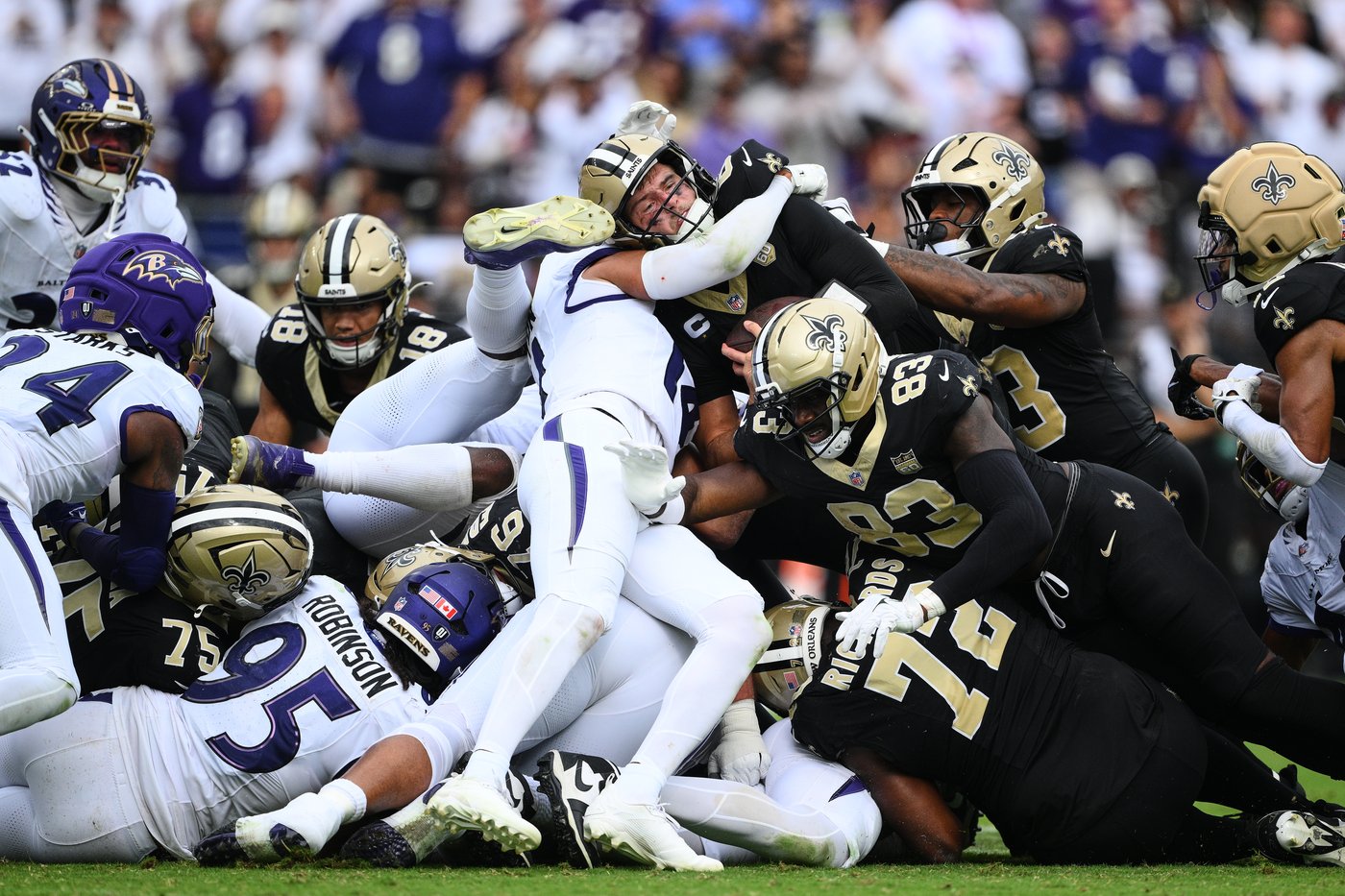 Tyler Shough and the Saints produce two big drives at the end to topple the Ravens 24-17 | iNFOnews.ca Tyler Shough and the Saints produce two big drives at the end to topple the Ravens 24-17 | iNFOnews.ca