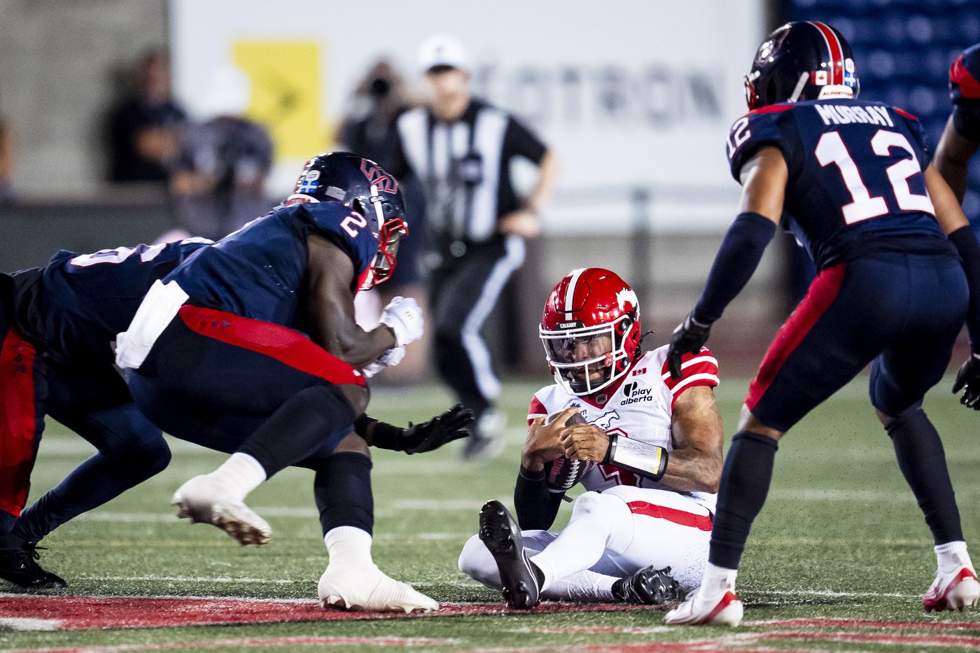 CFL fines Alouettes' Micah Awe for high hit on Stampeders QB Vernon Adams Jr. | iNFOnews.ca CFL fines Alouettes' Micah Awe for high hit on Stampeders QB Vernon Adams Jr. | iNFOnews.ca