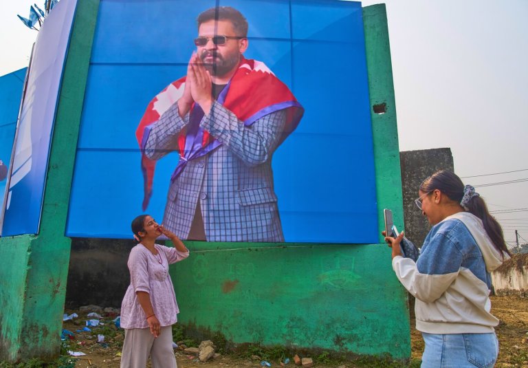 Photos of Balendra Shah, the rapper-turned-politician shaking up Nepal's election race | iNFOnews.ca