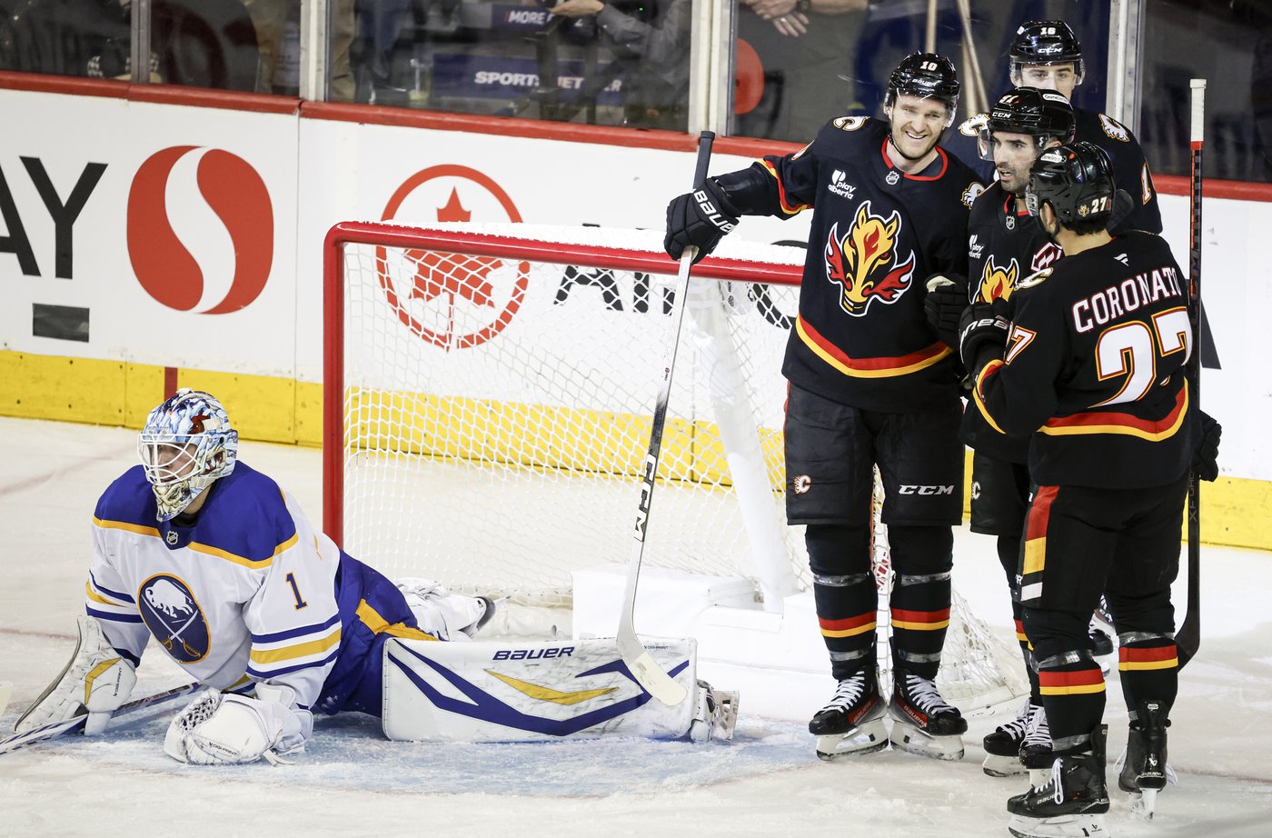 Sharangovich paces Flames to 7-4 win over Sabres | iNFOnews.ca