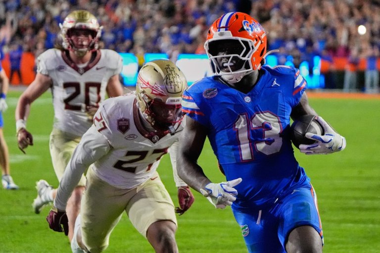 Give him the Baugh! Jadan Baugh runs wild in Florida's 40-21 victory against rival FSU | iNFOnews.ca