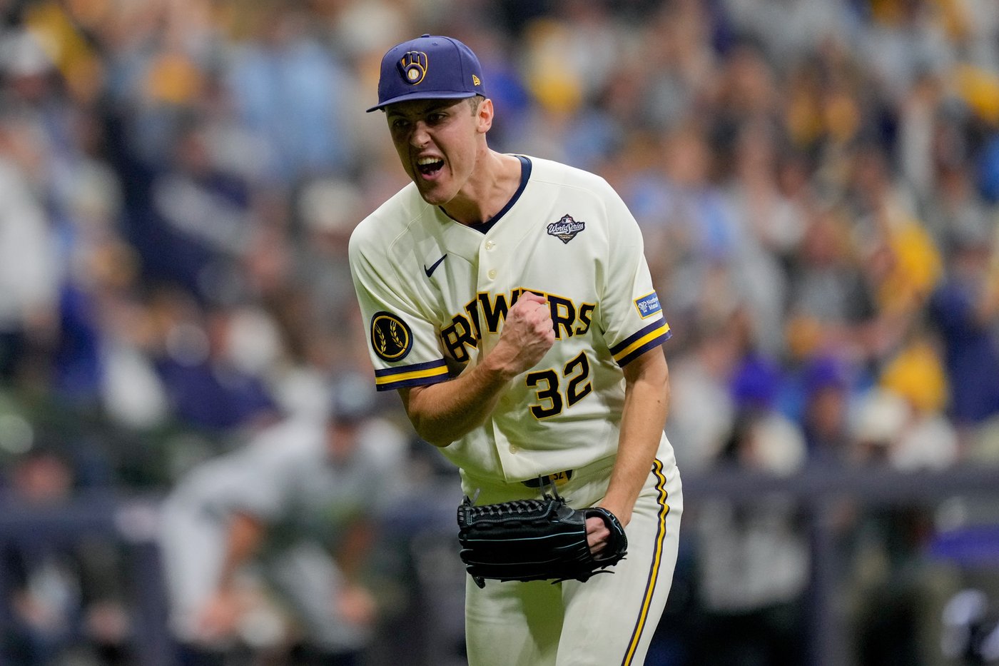 Brewers' Jacob Misiorowski sets World Series velocity record on his first pitch | iNFOnews.ca