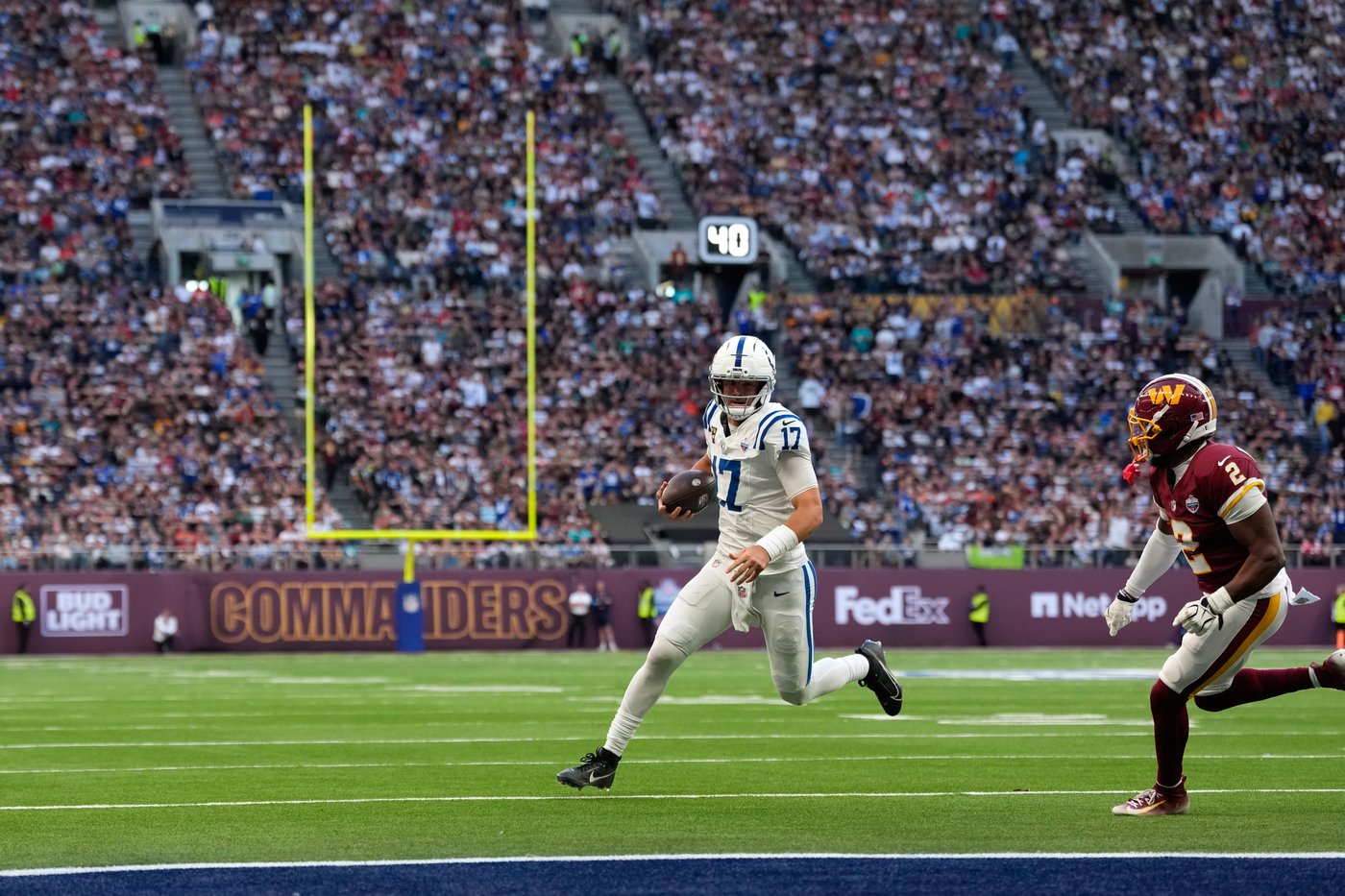 Tea time as Jonathan Taylor runs for 2 TDs and Colts beat Commanders 30-13 in London | iNFOnews.ca